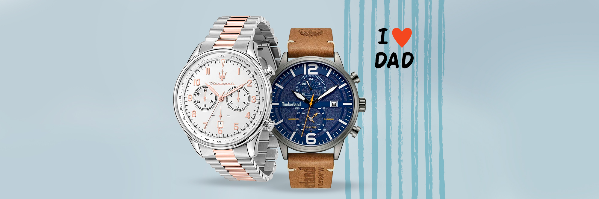 Relógios Maserati e Timberland