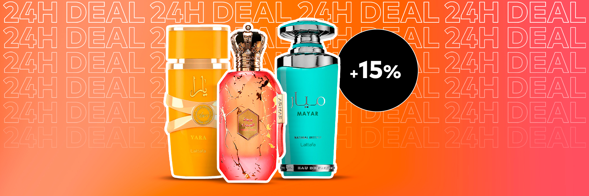 SÓ HOJE- Perfumes árabes 15% Extra