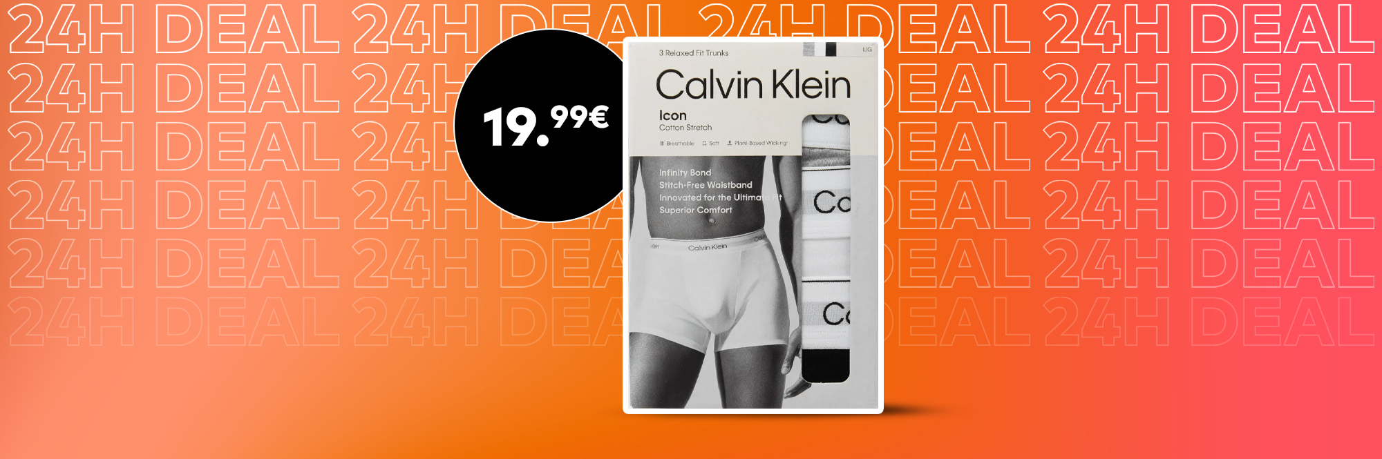 CK Boxers tudo a 19,99€
