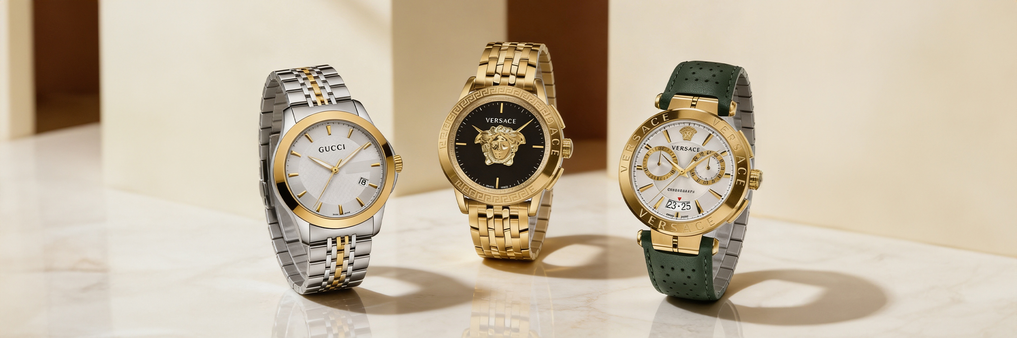 Gucci e Versace
