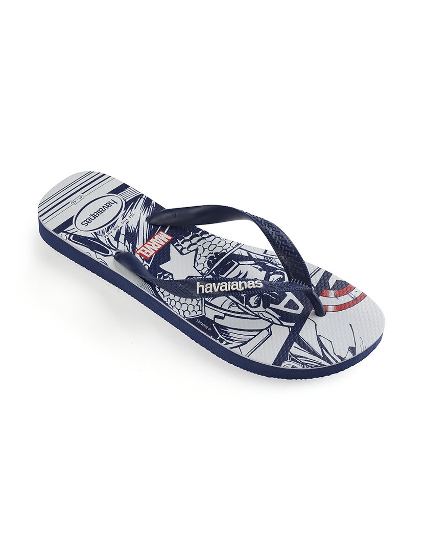Havaianas Top Marvel Unisexo Azul Navy e Branco