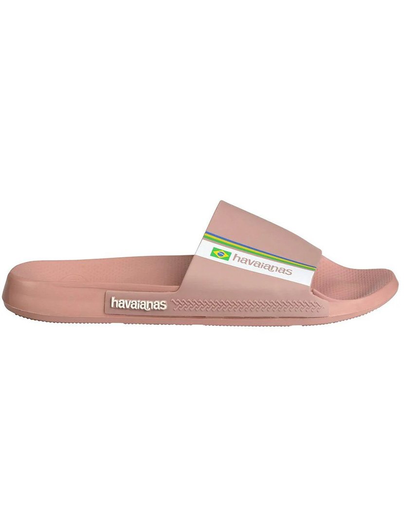 Havaianas Slide Brasil Rosa Crocus