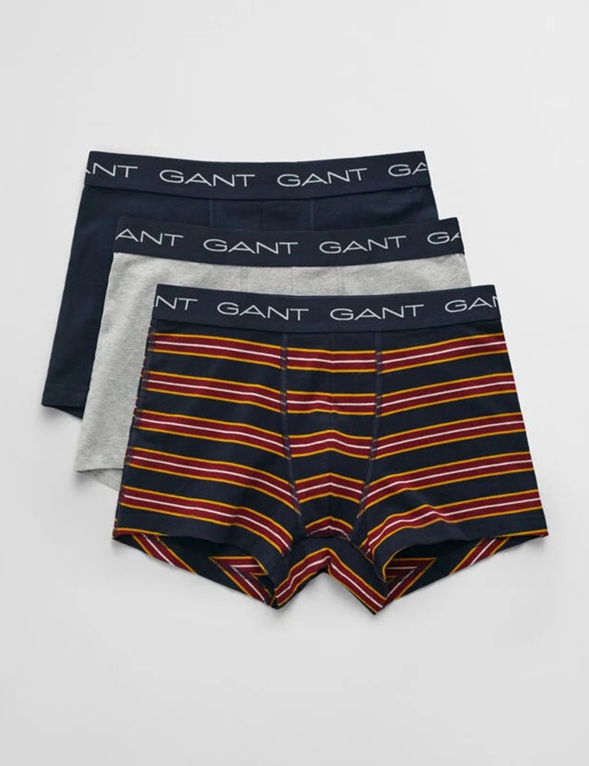 Caixa de Presente com 3 Boxers às Riscas