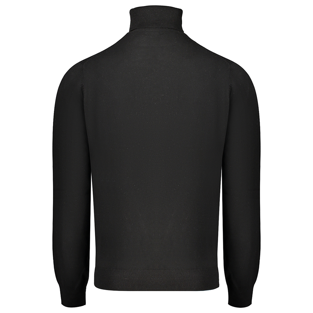 Camisola Gola Alta Homem Preto