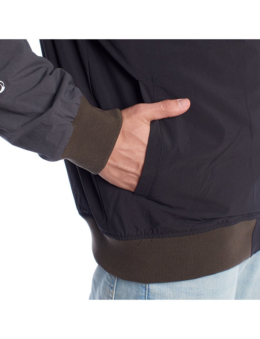 Casaco Homem Preto e Castanho