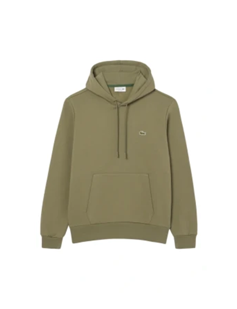 Sweatshirt com capuz Fleece Verde Khaki