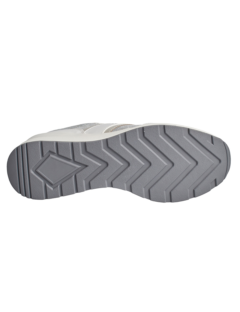 Ténis Senhora Branco e Prateado