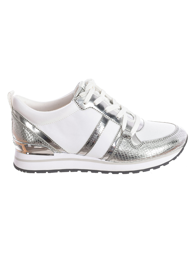 Ténis Senhora Dash Branco e Prateado