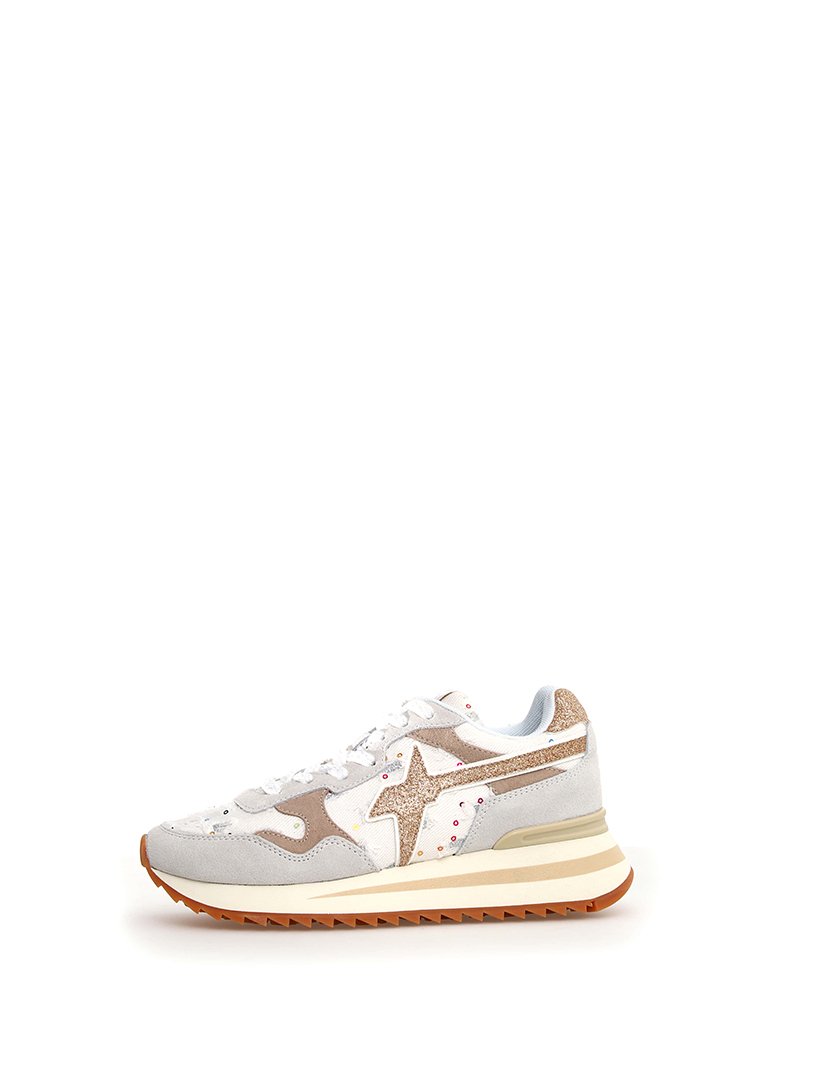 Ténis Senhora Bege e Castanho