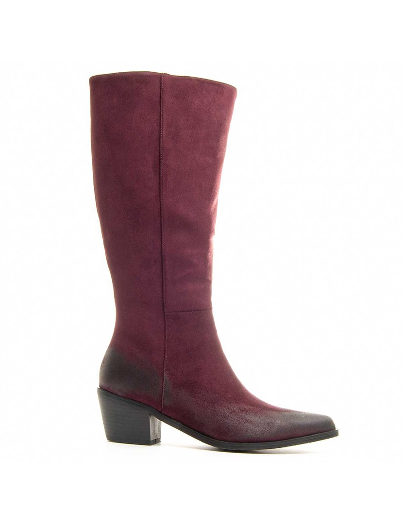Botas com Salto Senhora Vermelho