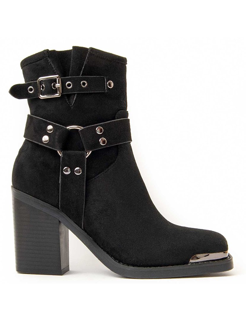 Botas com Salto Senhora Preto