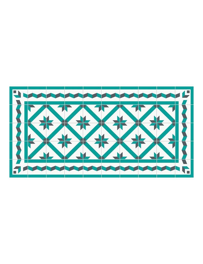 Tapete Classic em Vinil 143x97cm Multicor