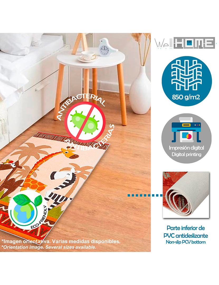 Tapete Estampado Modelo The Jungle