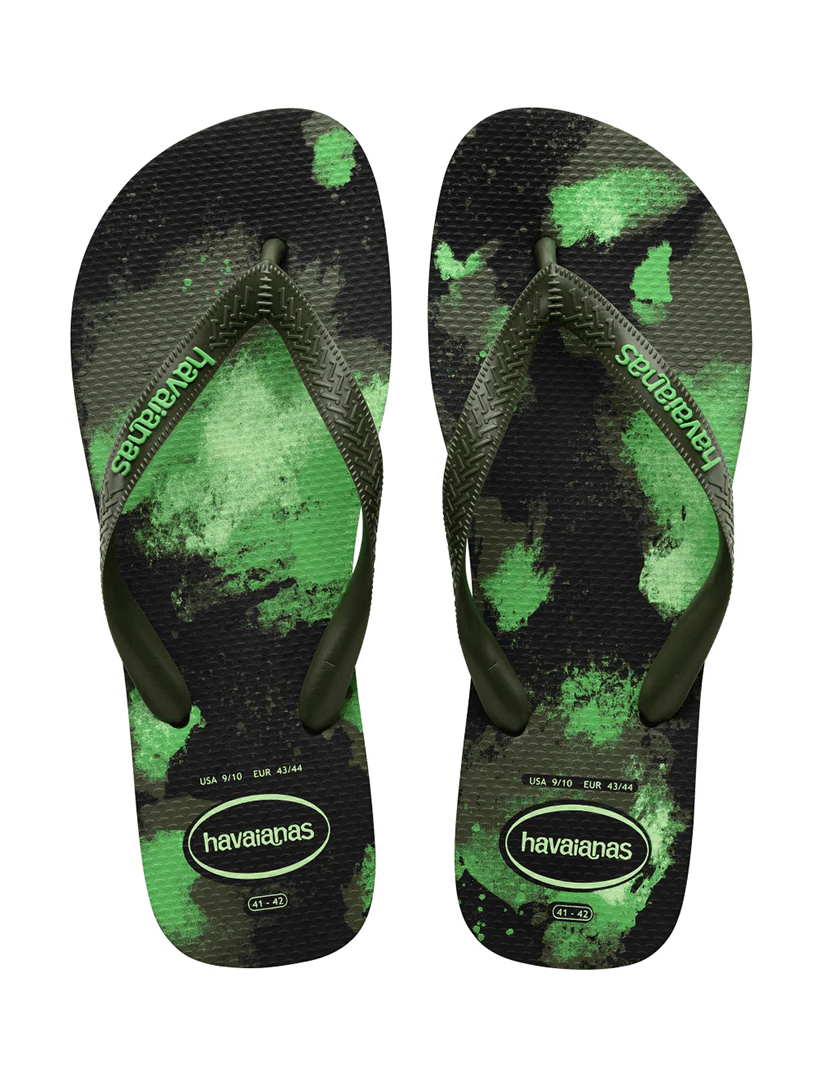 Havaianas Top Camu Homem Preto Moss