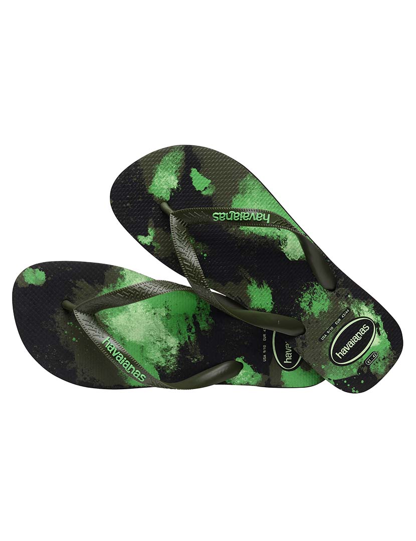 Havaianas Top Camu Homem Preto Moss