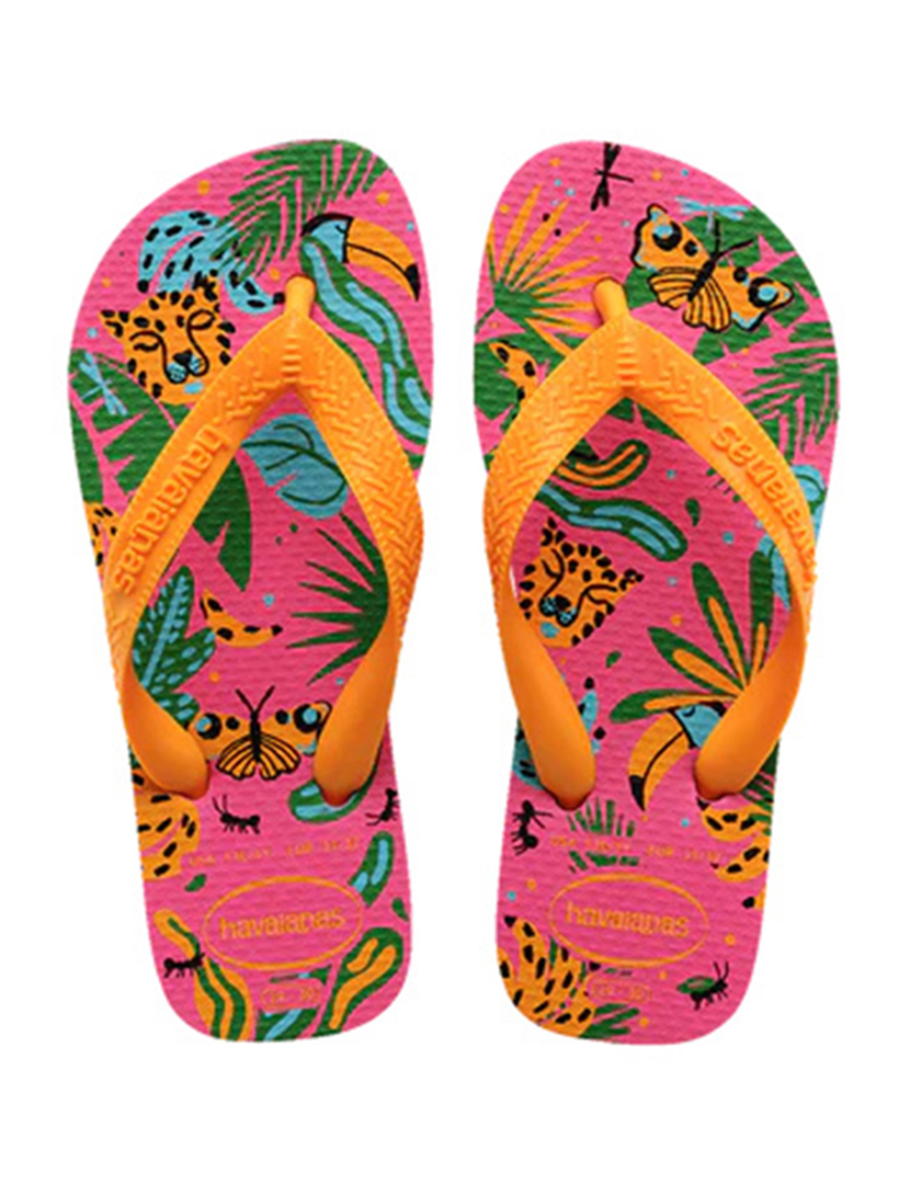 Havaianas Top Fashion Pink Flux-Pop Yellow