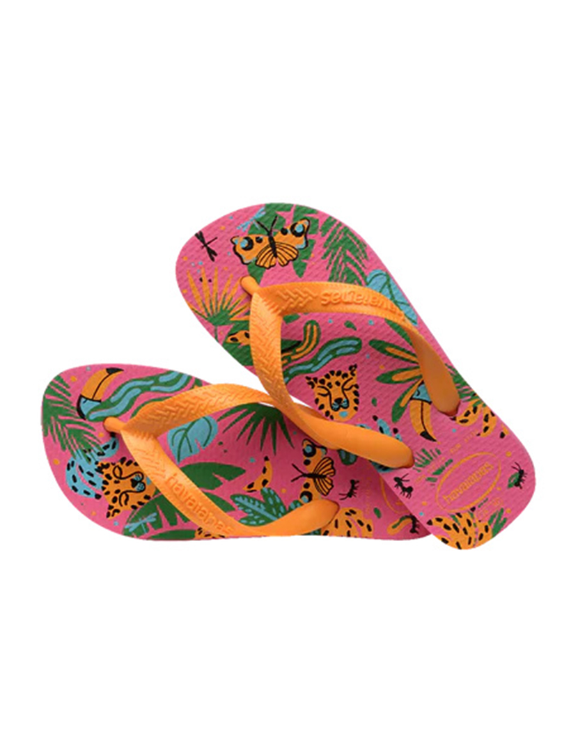 Havaianas Top Fashion Pink Flux-Pop Yellow