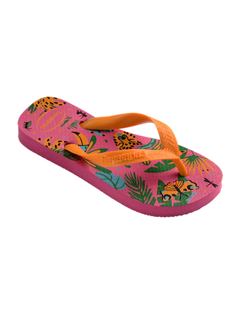 Havaianas Top Fashion Pink Flux-Pop Yellow
