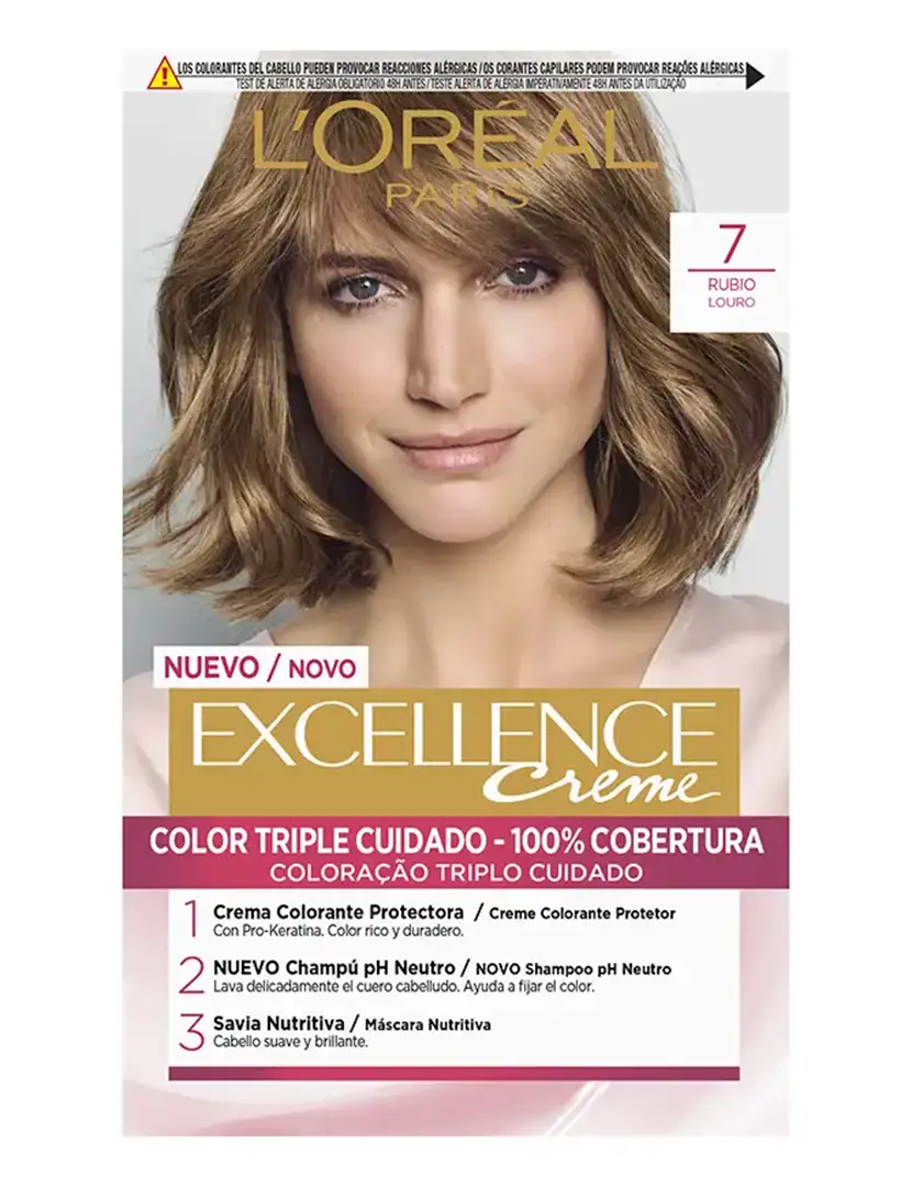 Tinta Cabelo Excellence Creme - #7 Louro