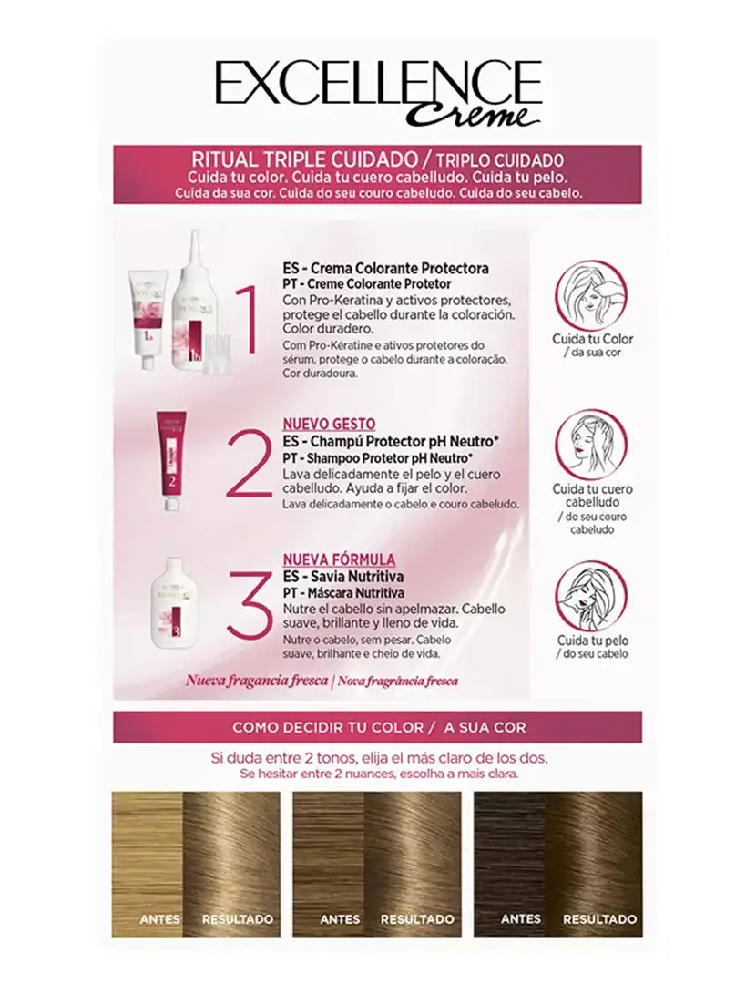 Tinta Cabelo Excellence Creme - #7 Louro