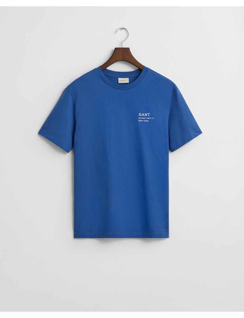 T-shirt Small Graphic Azul