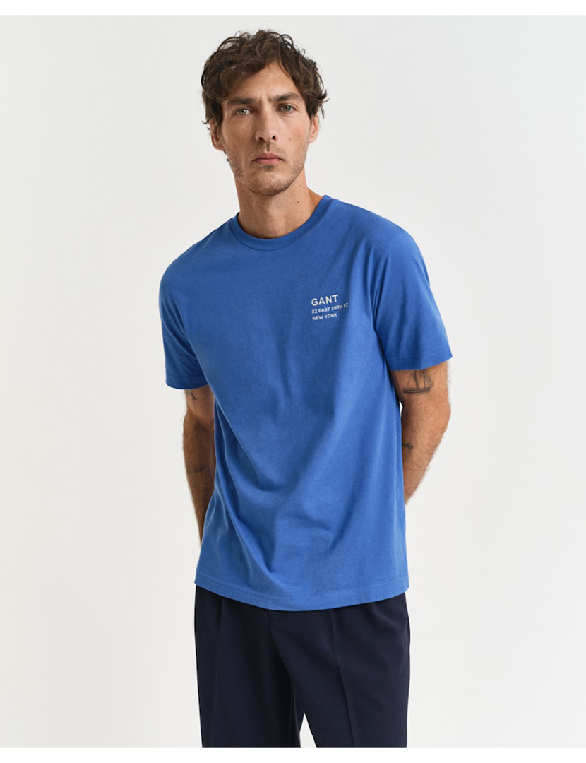 T-shirt Small Graphic Azul