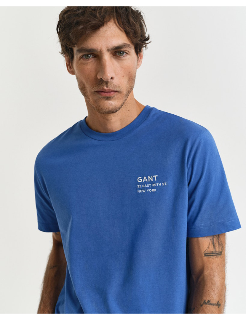 T-shirt Small Graphic Azul