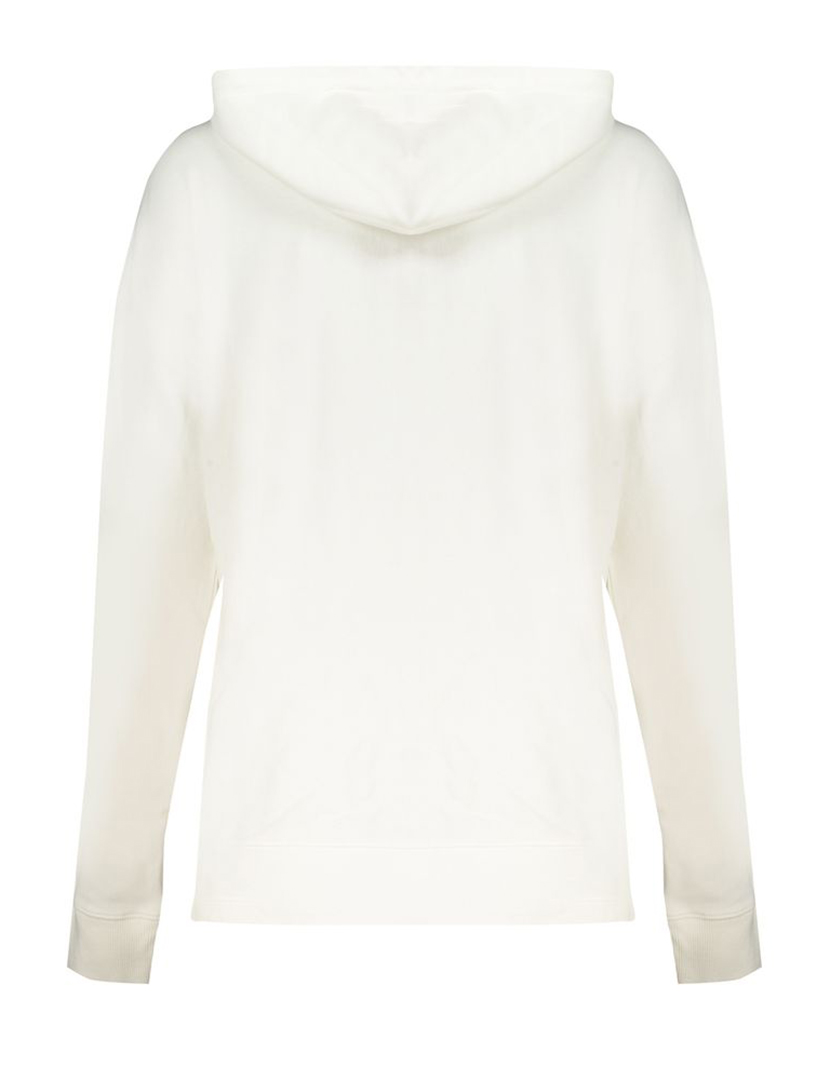 Sweatshirt com fecho Branco