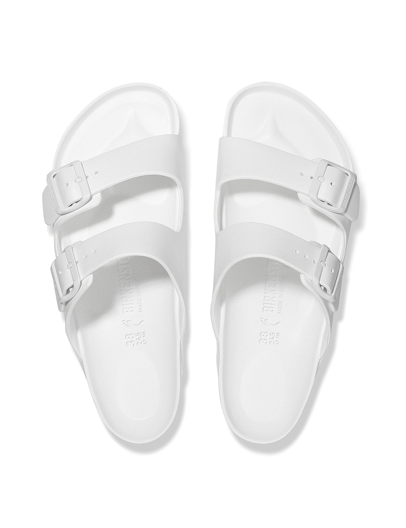 Sandálias Arizona Eva Branco Estreito