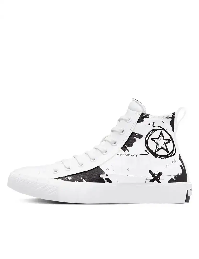 Converse UNT1TL3D Script Print Branco