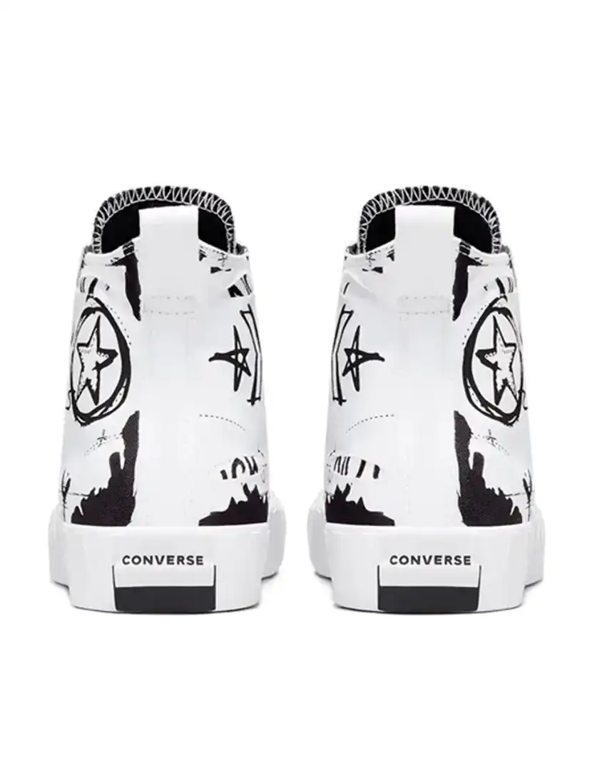 Converse UNT1TL3D Script Print Branco