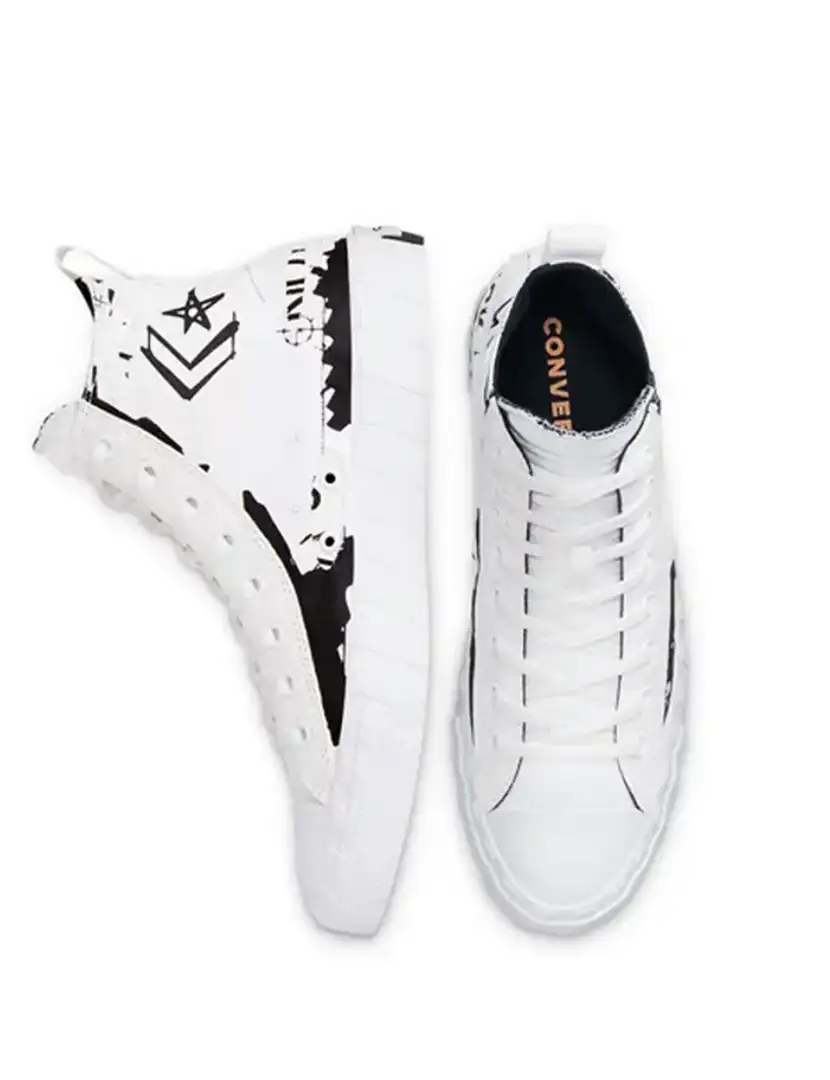 Converse UNT1TL3D Script Print Branco
