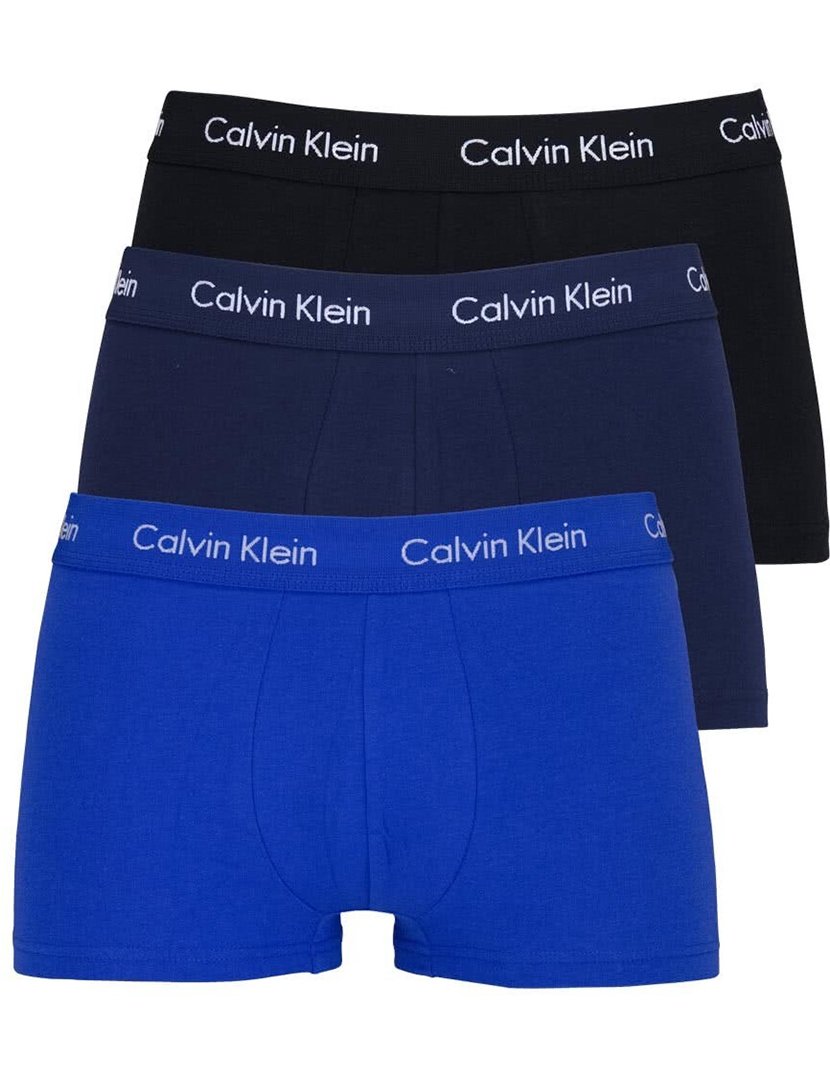 Pack 3 Boxers Low Rise Trunks Azul