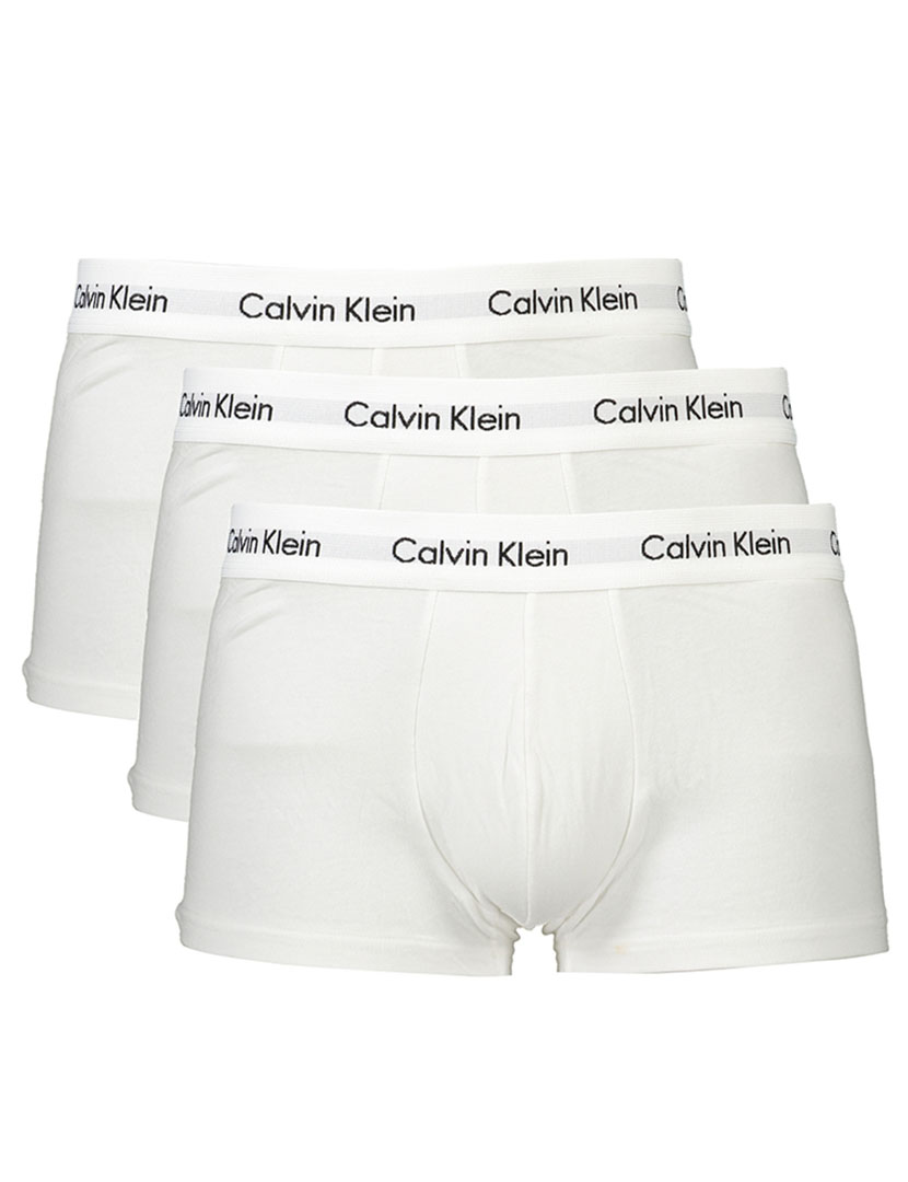 Pack 3 Boxers Low Rise Trunks Brancos