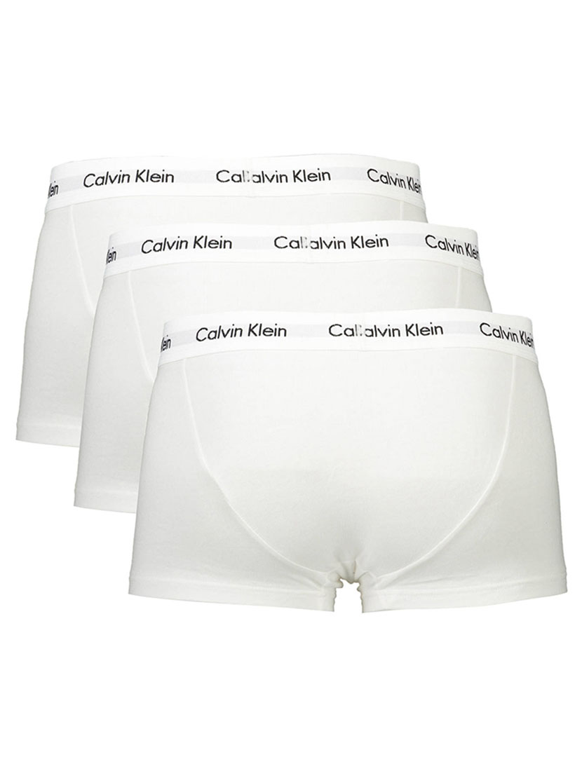 Pack 3 Boxers Low Rise Trunks Brancos