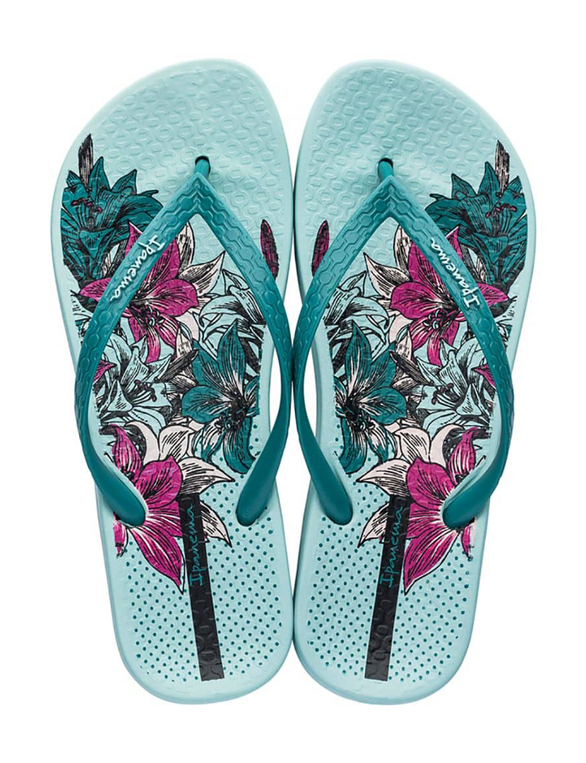 Chinelos Anatomic Temas VIII azul turquesa