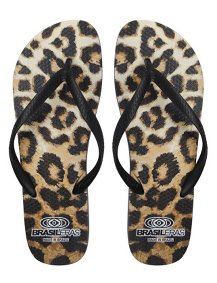 Chinelos Animal Print Leopard