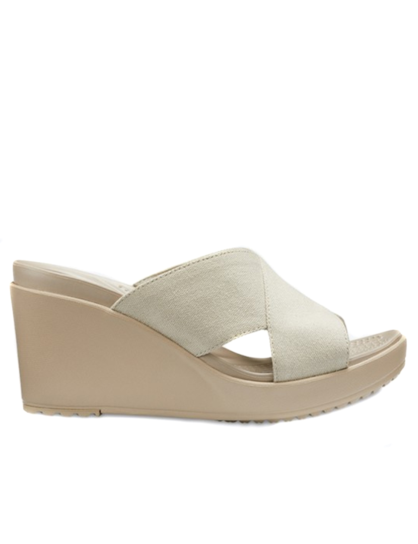 Crocs Leigh II 2-strap Wedge W Bege
