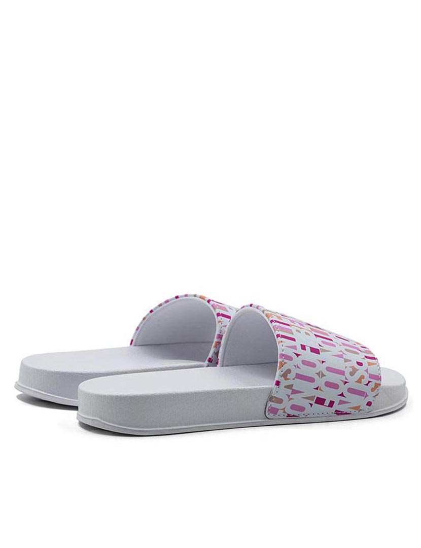 Chinelos Senhora Branco e Fuschia