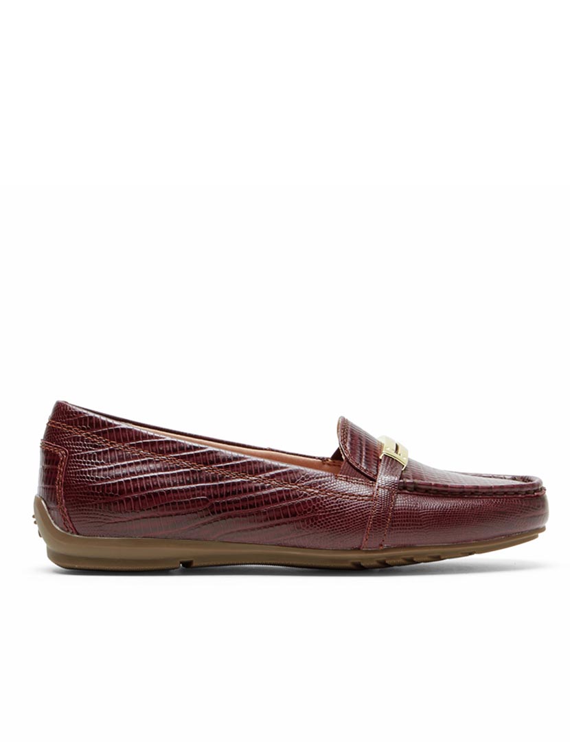 Mocassins Total Motion Ornament Oxblood Castanho