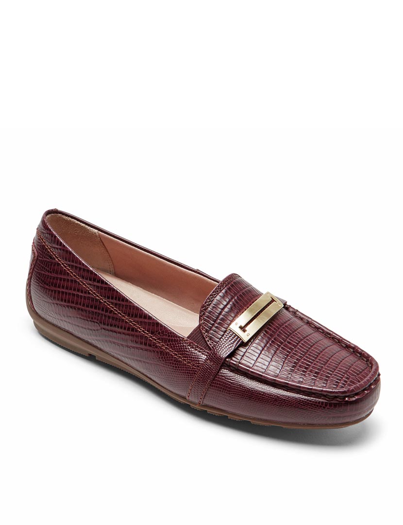Mocassins Total Motion Ornament Oxblood Castanho