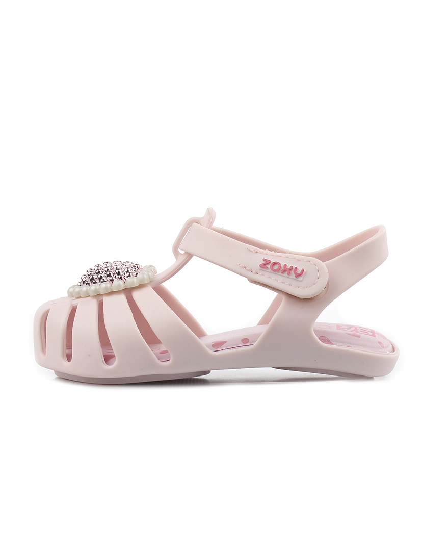 Sandálias Coração Encantado Rosa