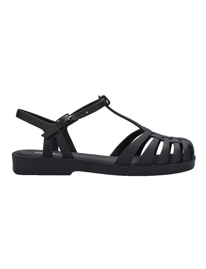 Sandálias Aranha Quadrada Preto