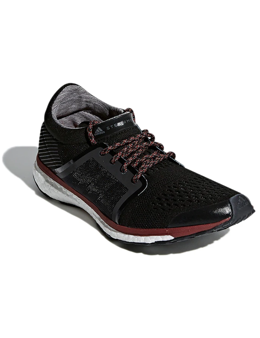 Ténis Stella Mccartney x Adizero Adios 'Black Maroon'