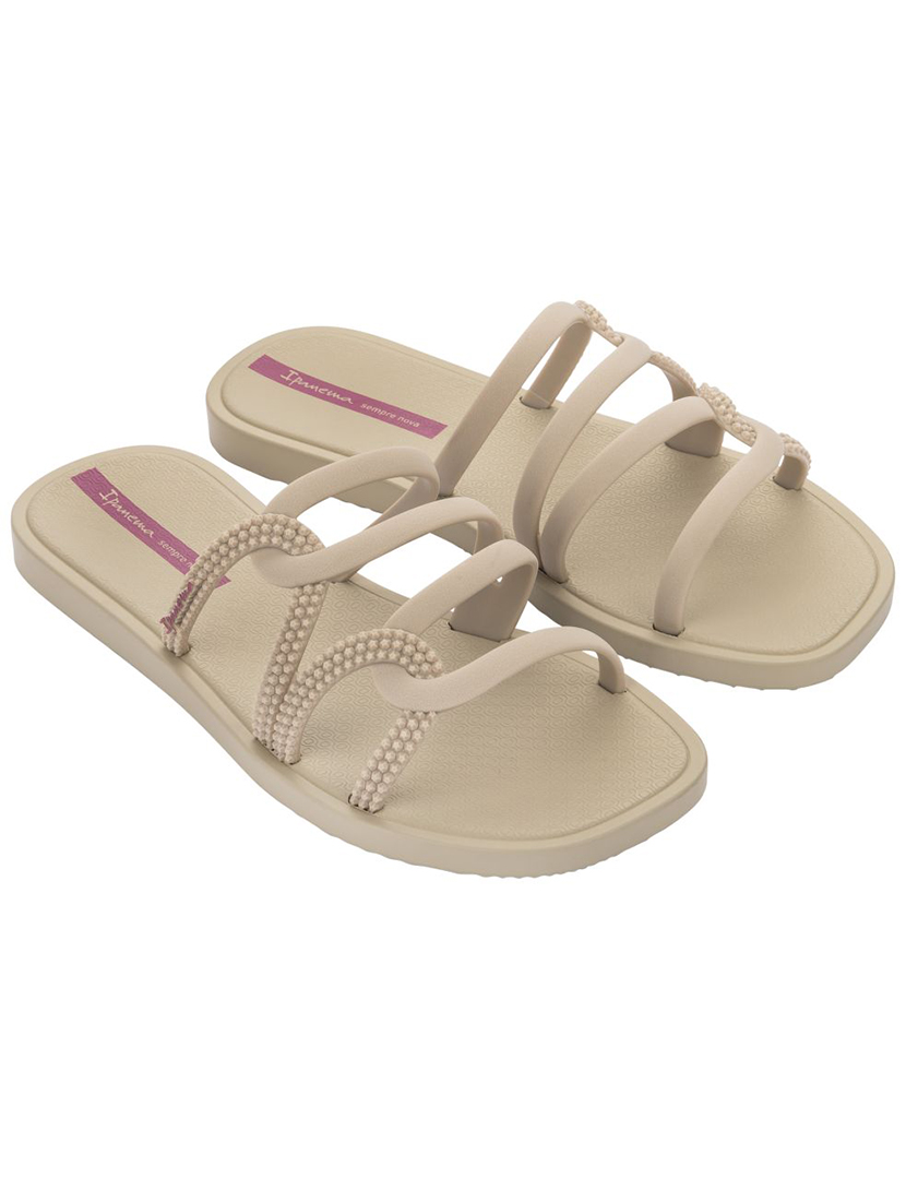 Chinelos Solar Slide Bege