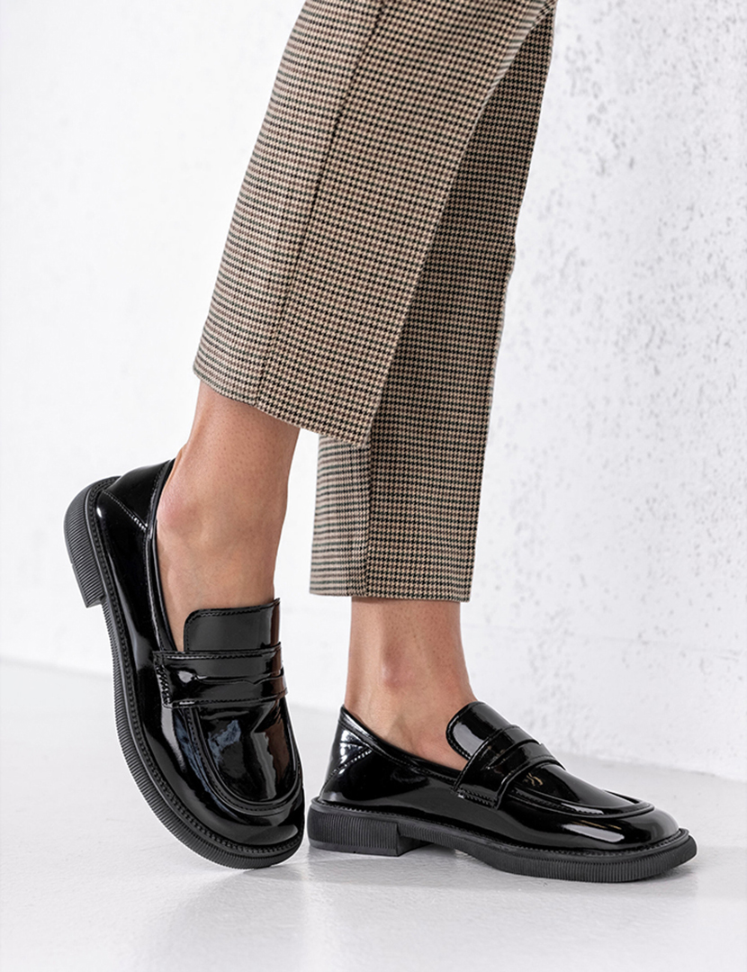 Mocassins Senhora Preto