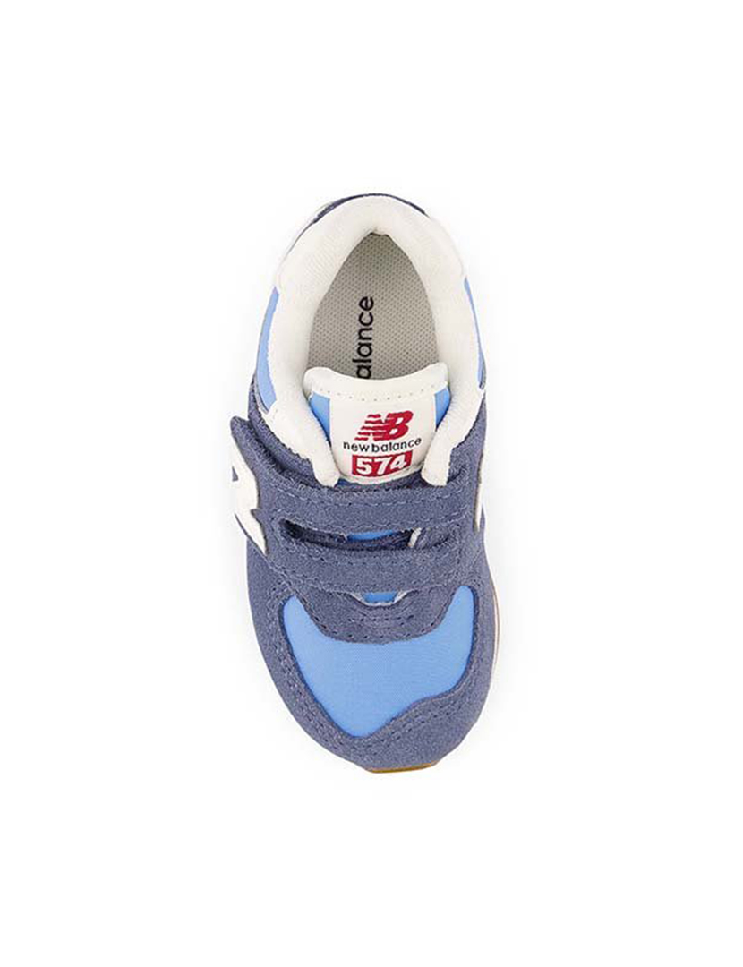 Ténis 574 Hook And Loop Blue