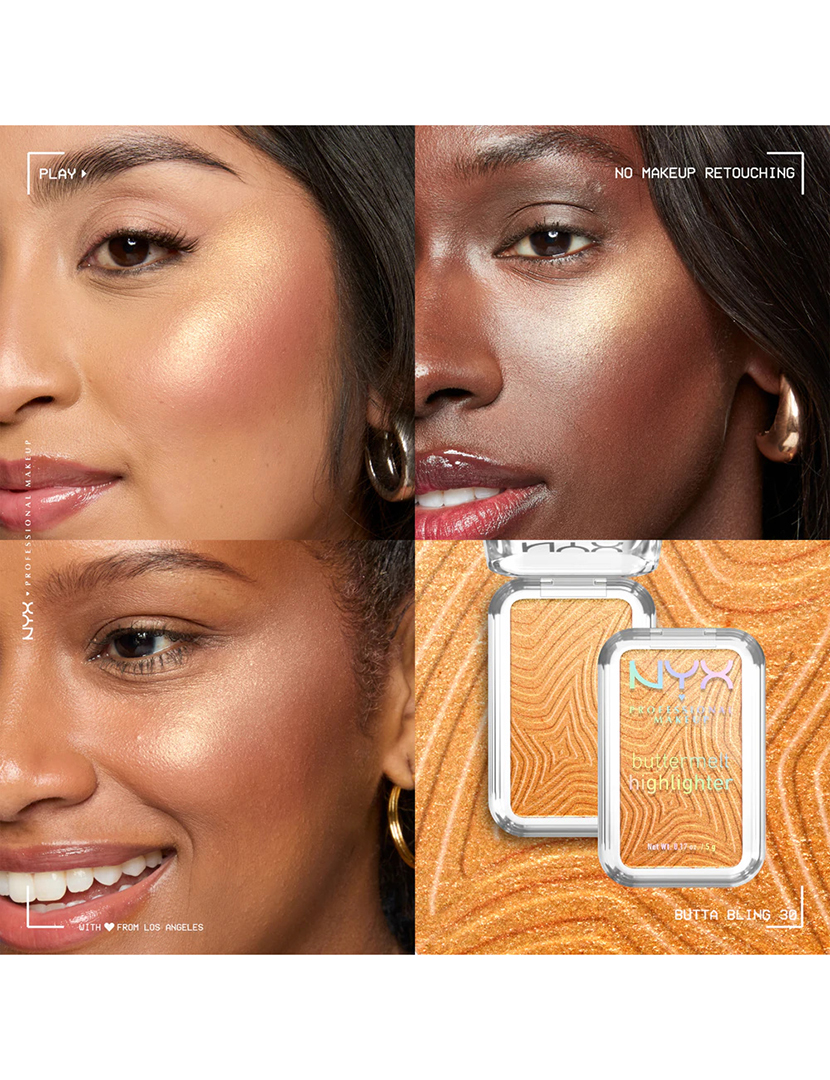 Shimmer Buttermelt Powder Highlighter #30-Butta Bling