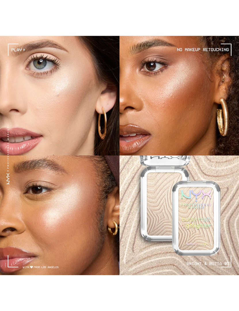 Shimmer Buttermelt Powder Highlighter #5-Bright & Butta