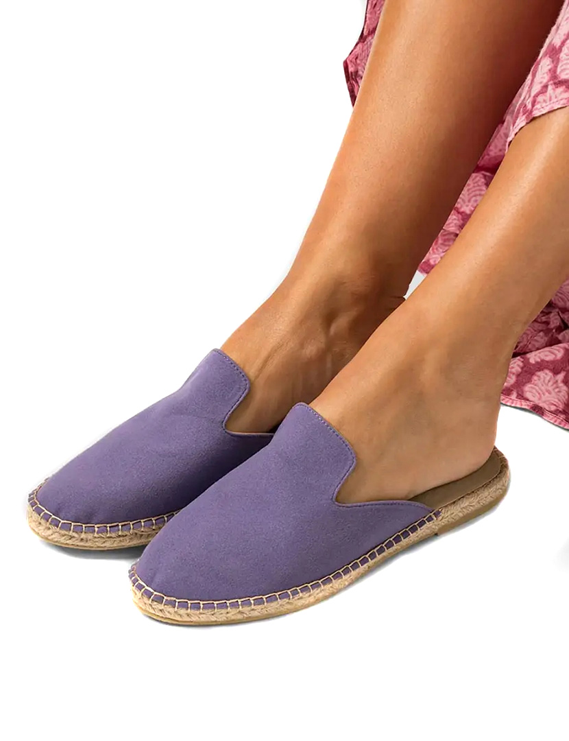 Mule Vegan Suede Amethyst Woman